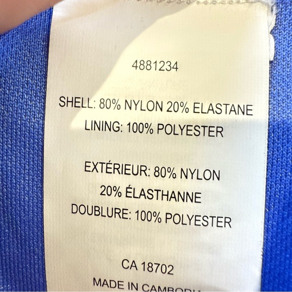 Hurley Swimsuit Blue Tie Dye One Piece Junior Girls Size 12 - Picture 6 of 8